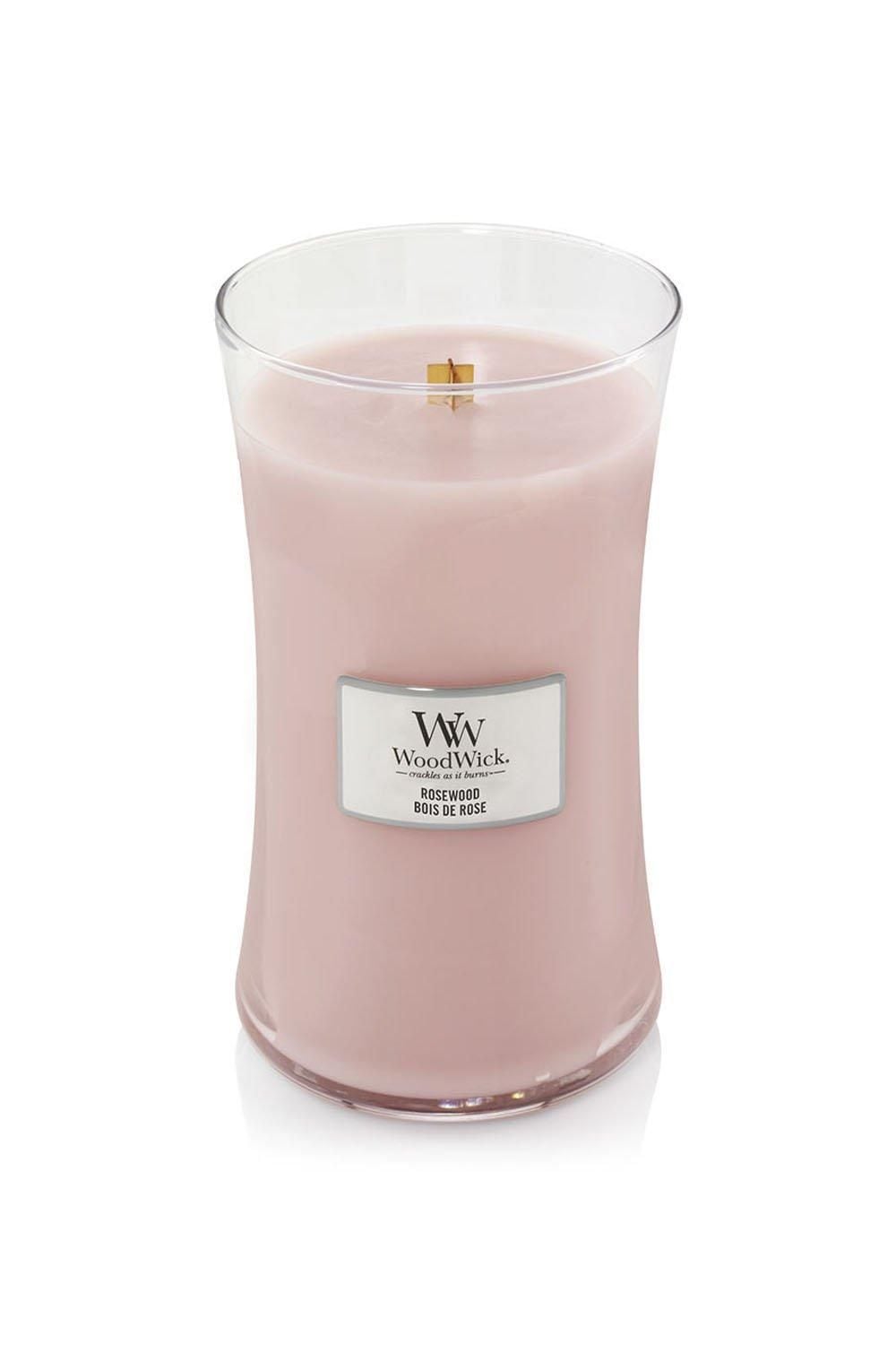 Woodwick Rosewood Large Candle Pink image 2