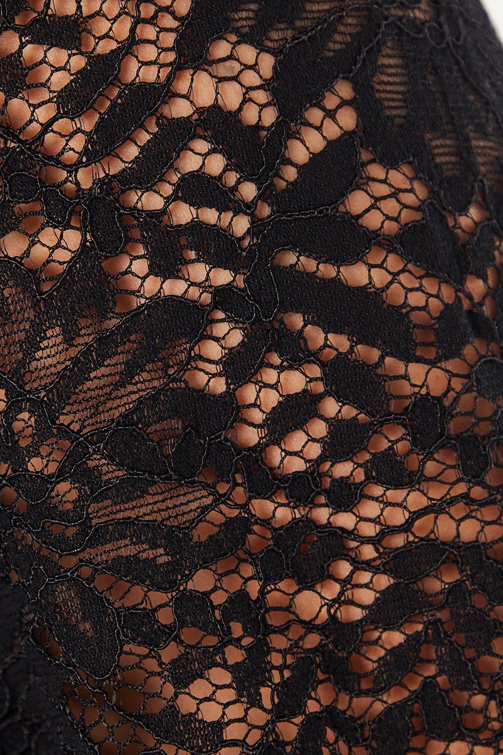 Coast Plus Edge To Edge Lace Jacket Black image 5