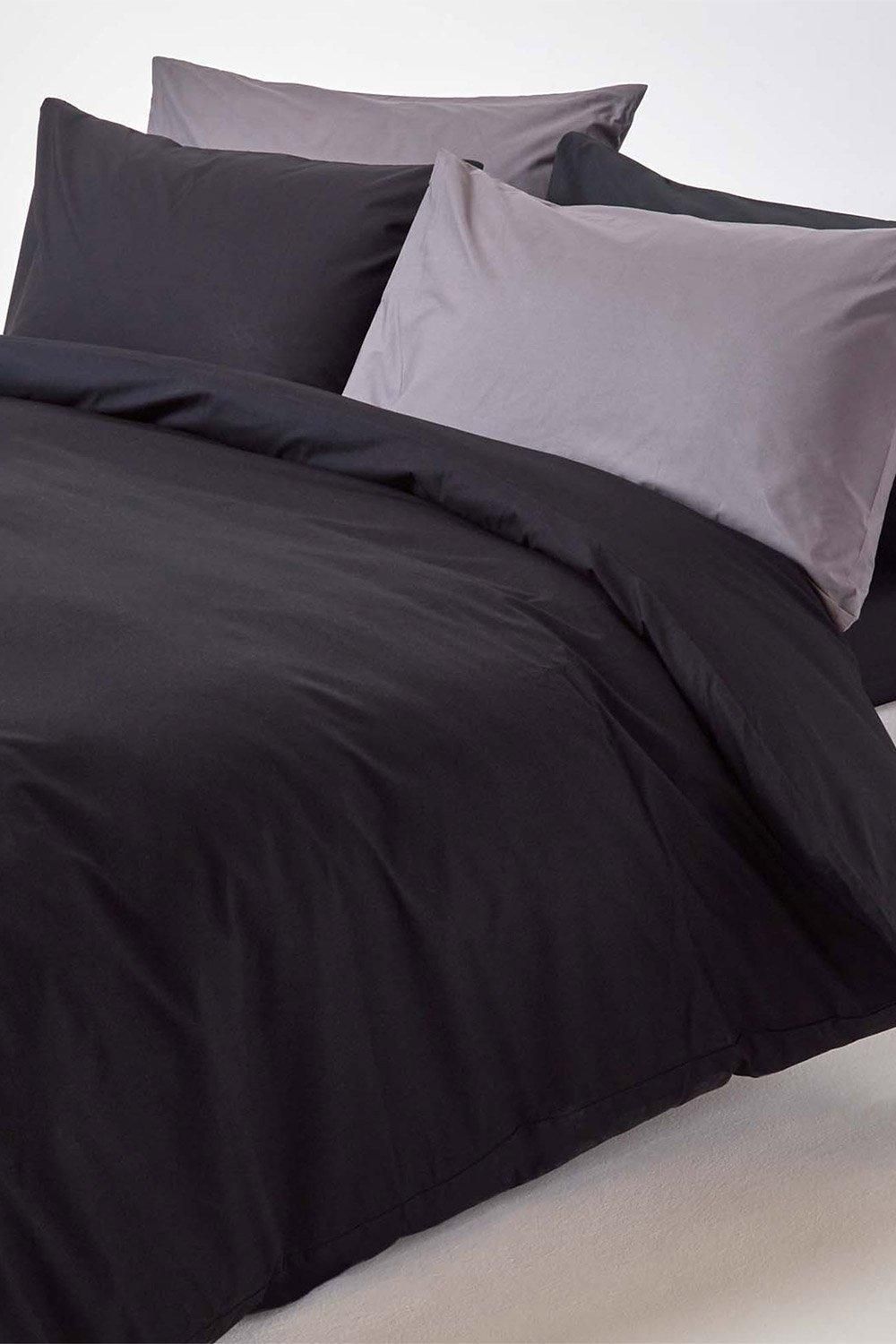 Homescapes Egyptian Cotton Duvet Cover with Pillowcase, 200 TC image 5