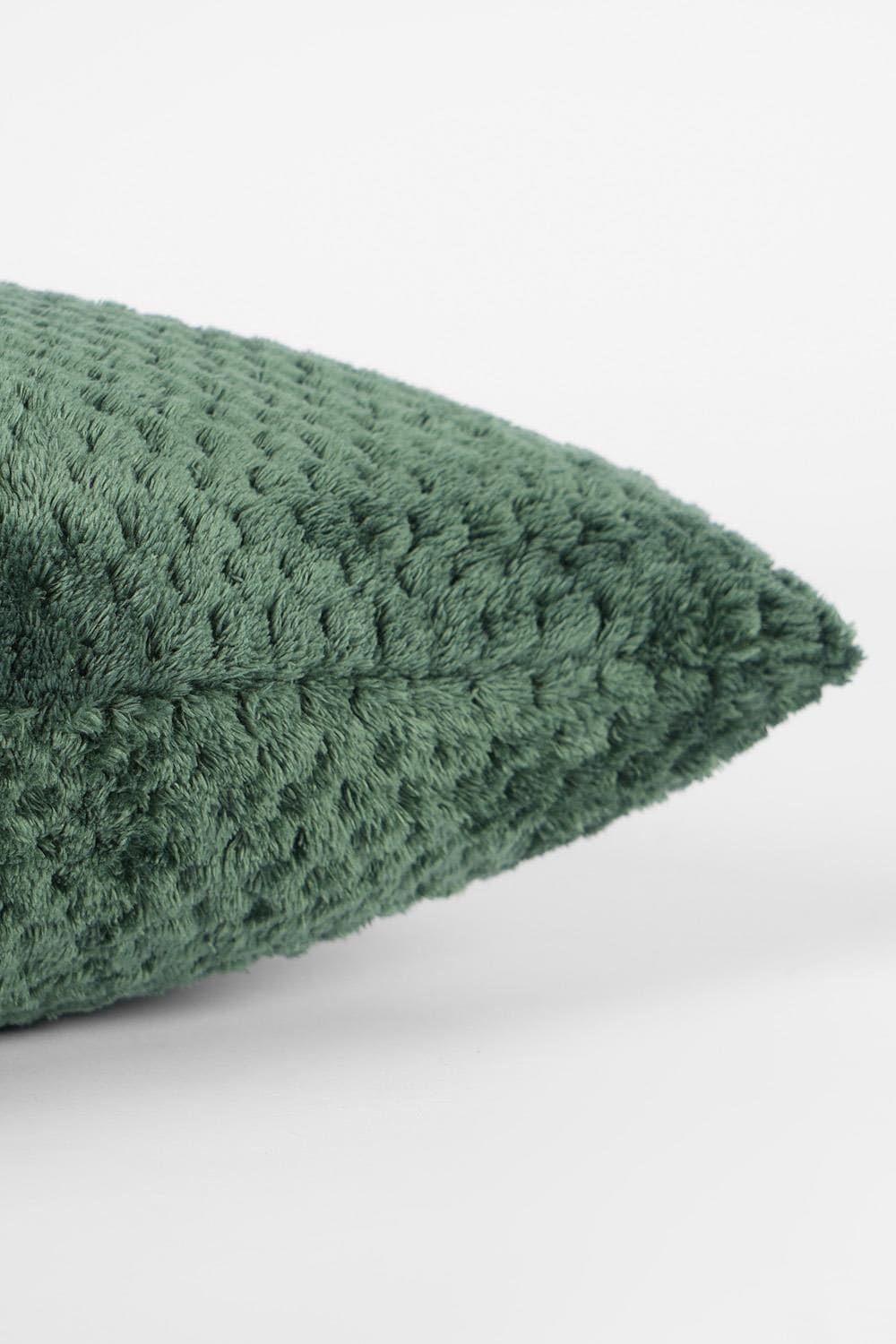 OHS 2 Pack of Waffle Fleece Square Cushion Covers image 2