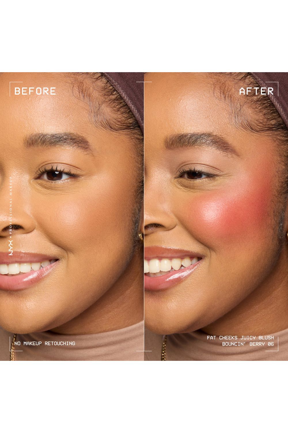 NYX Professional Makeup Fat Cheeks Blush 8ml Bouncin Berry image 6