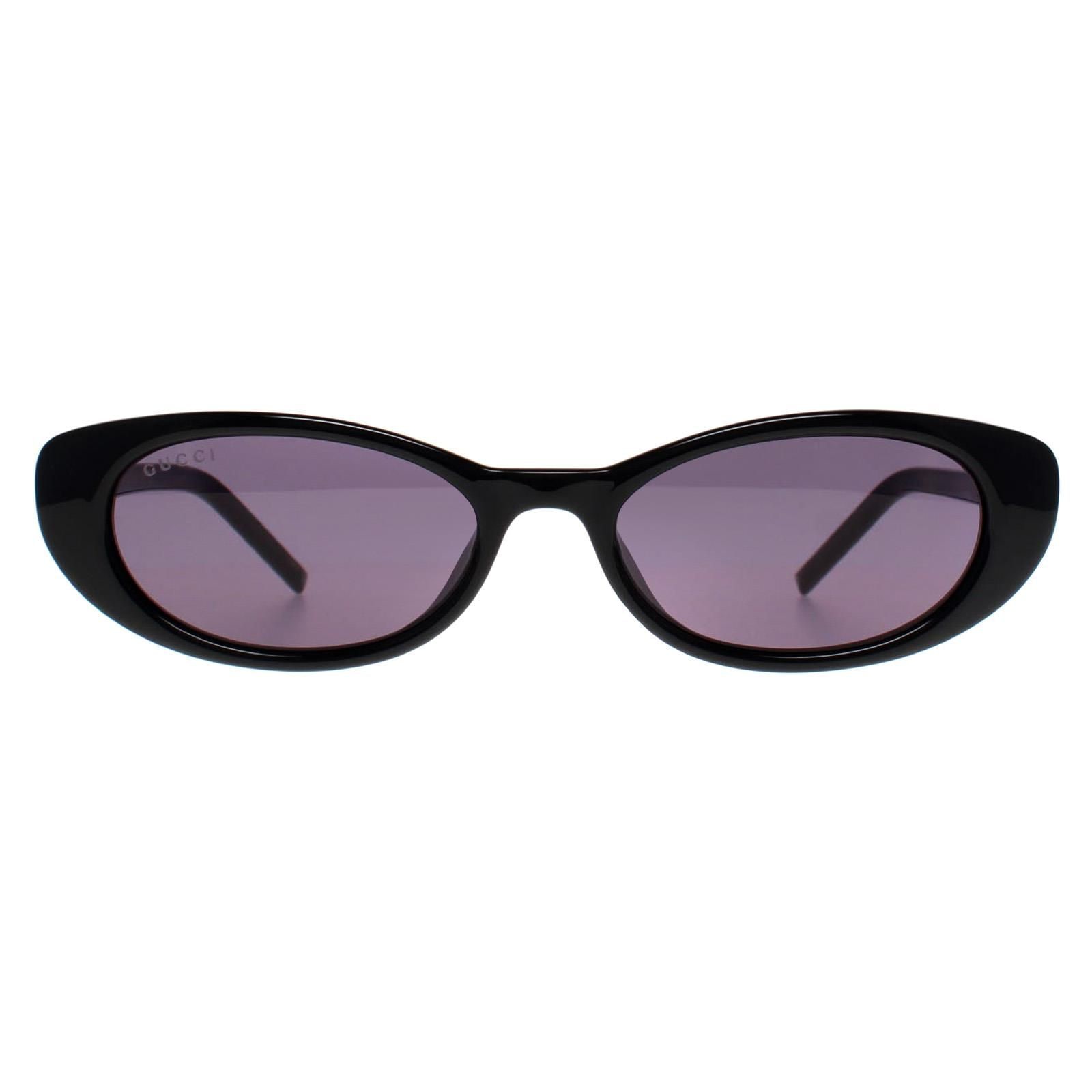 Gucci Cat Eye Black with Silver Crystal Stud Detail Grey GG1680S image 1