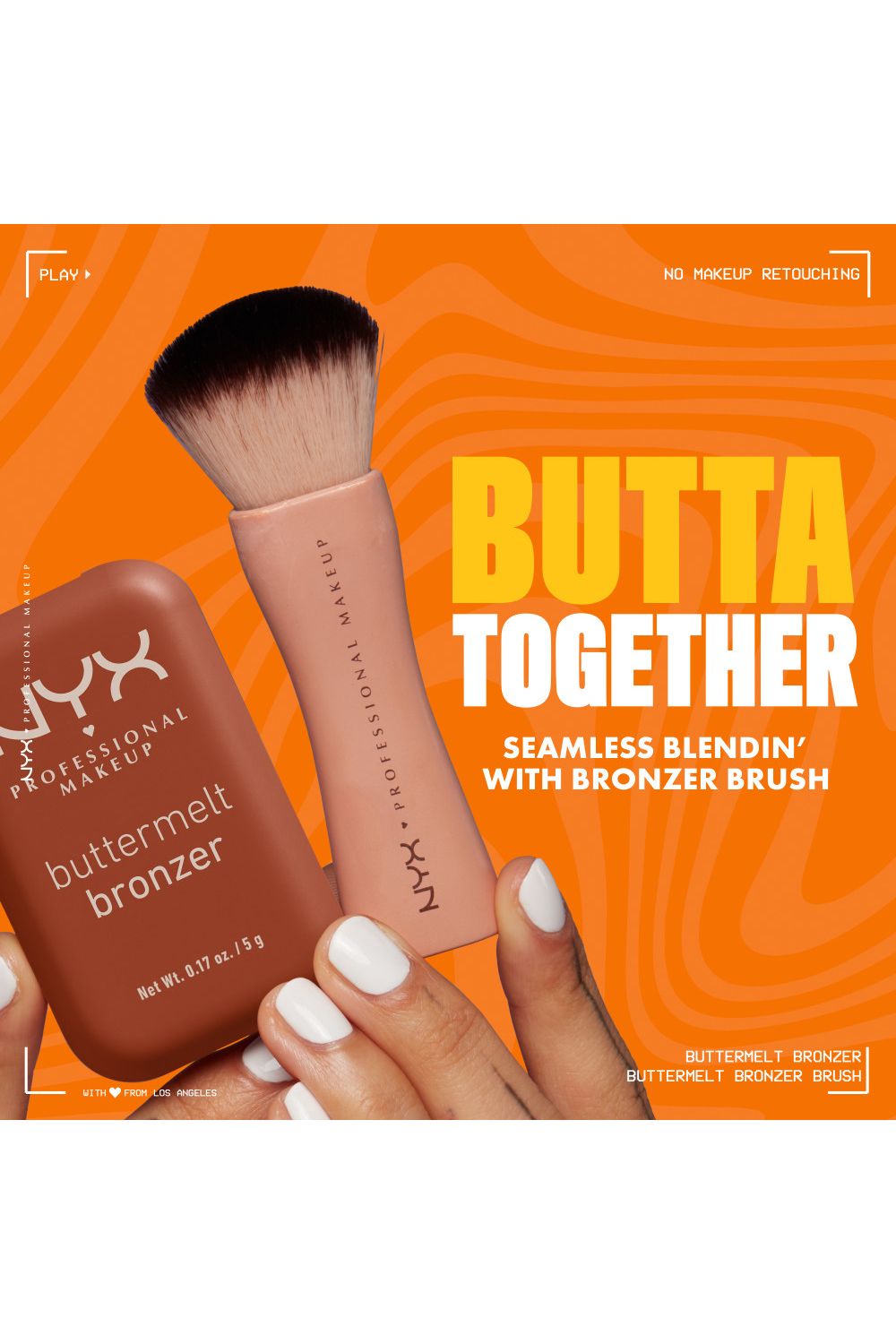 NYX Professional Makeup Buttermelt Bronzer Powder Bronzer 5g Buttad Down image 10