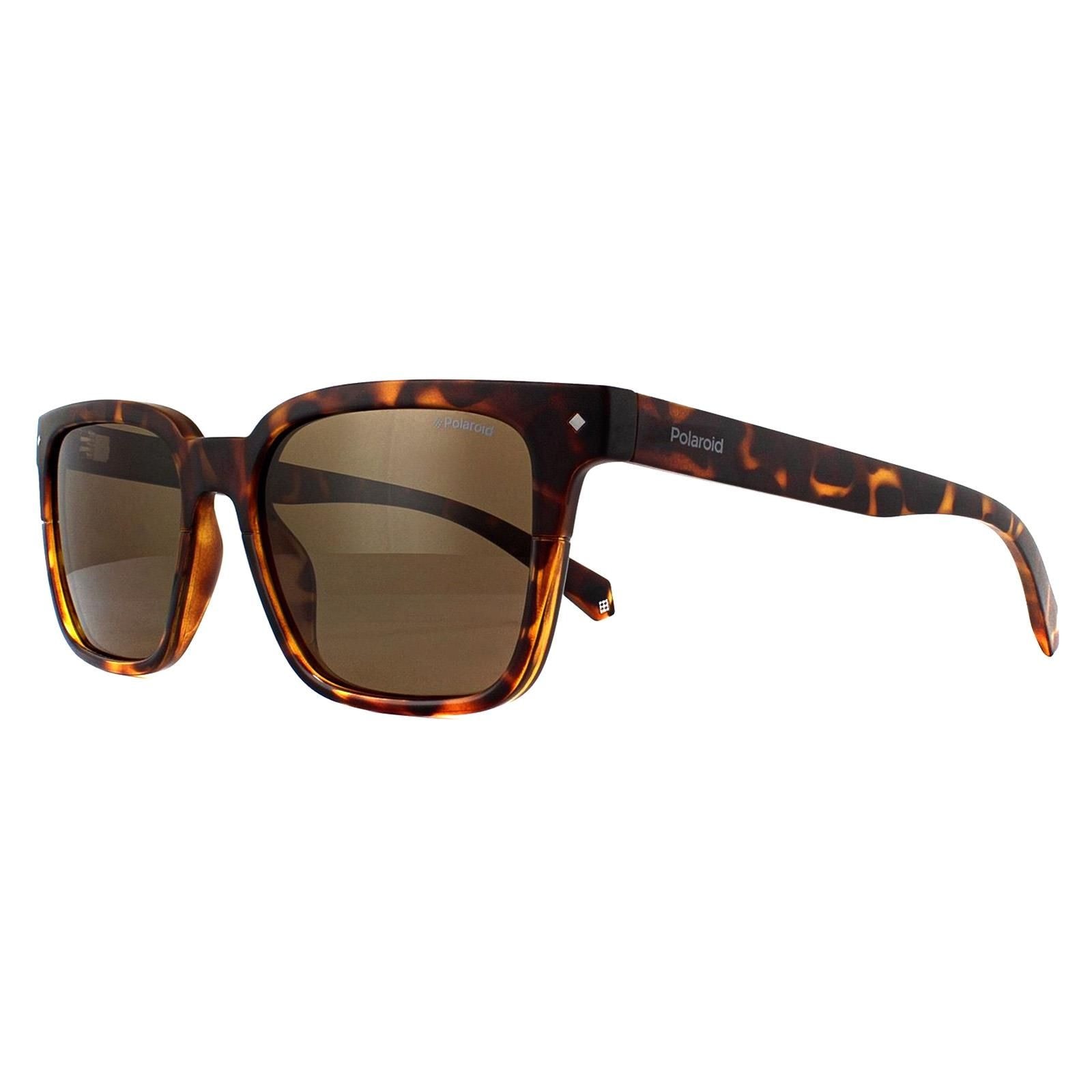 Polaroid Square Dark Havana Bronze Polarized Sunglasses image 2