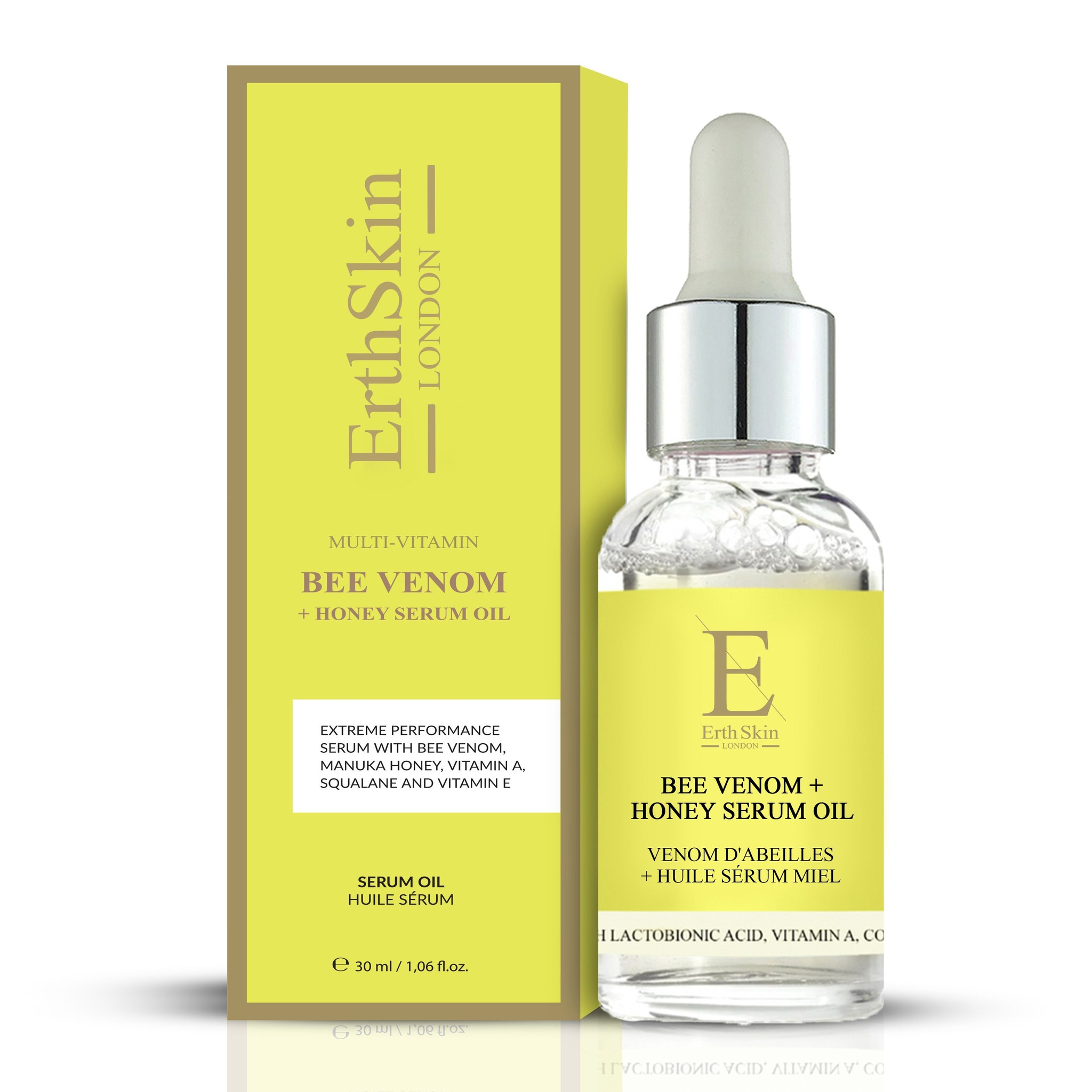 Erth Skin London ErthSkin London 2x Bee Venom + Manuka Honey Serum Oil 30ml image 2