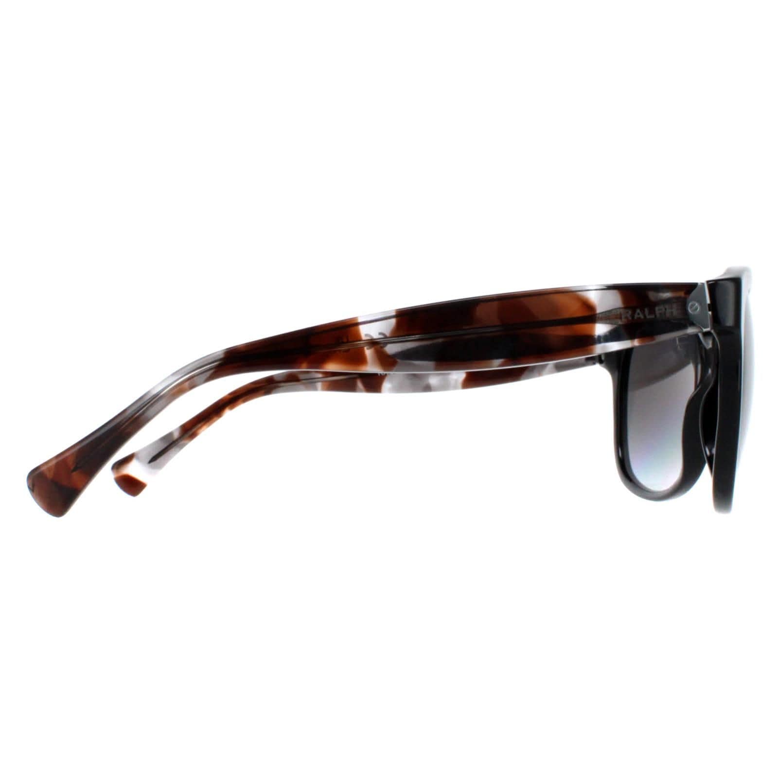 Ralph by Ralph Lauren Cat Eye Shiny Black and Havana Grey Gradient Polarized RA5191 image 4