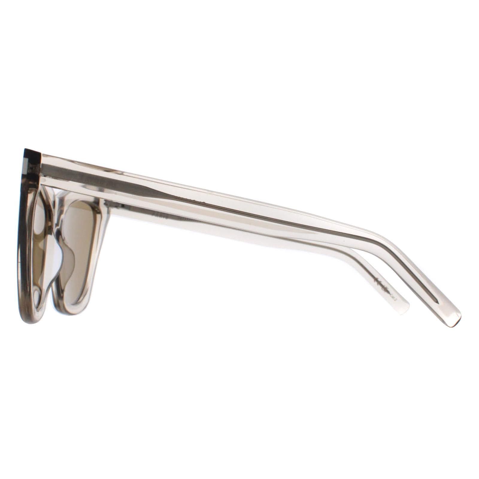 Saint Laurent Cat Eye Transparent Beige Brown SL214 Kate image 4