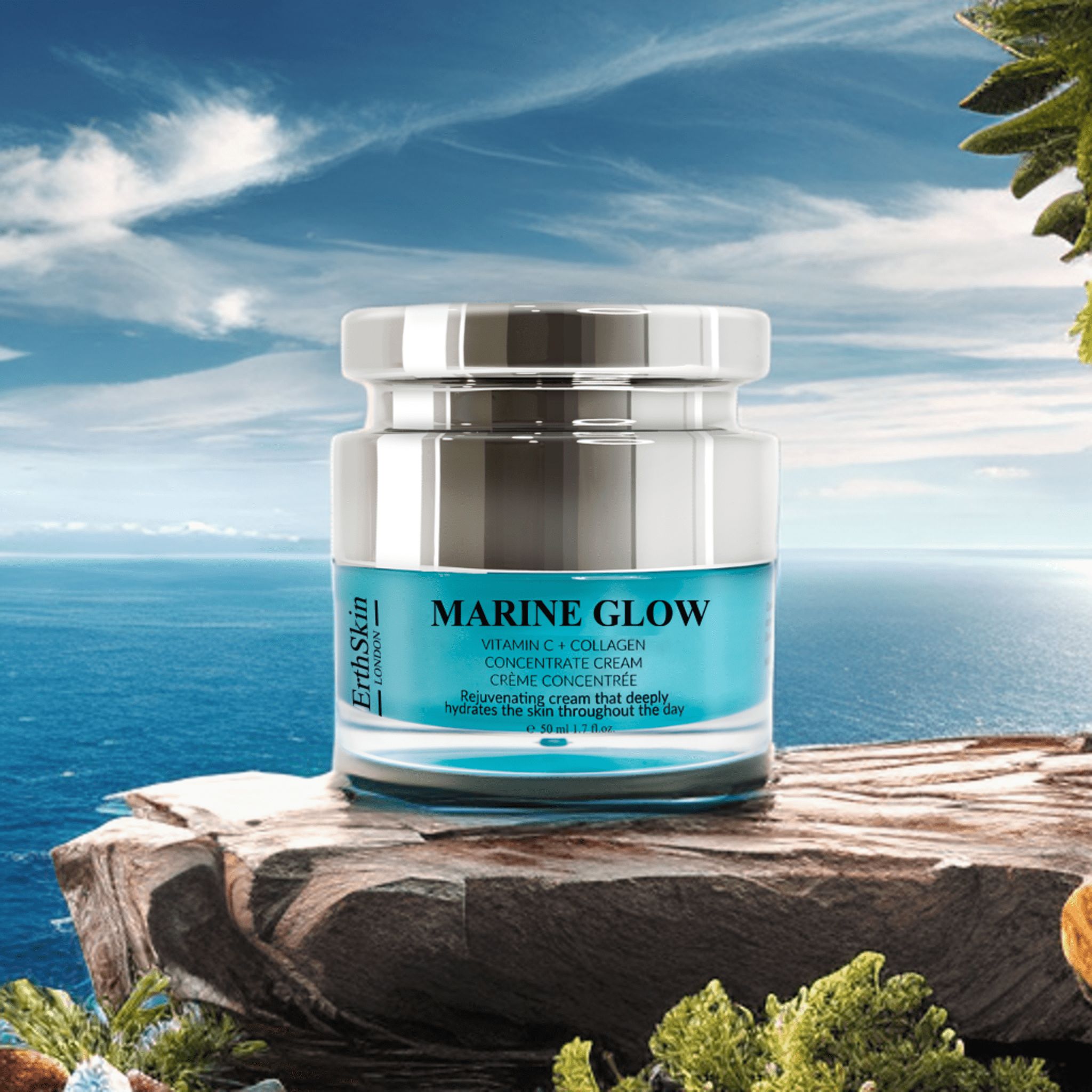 Erth Skin London Marine Glow Vitamin C Concentrate Anti-Aging Cream 50ml image 2