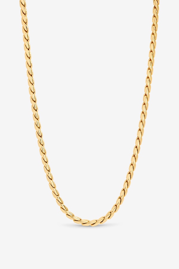 Jon Richard Gold Plated Twist Chain Necklace
