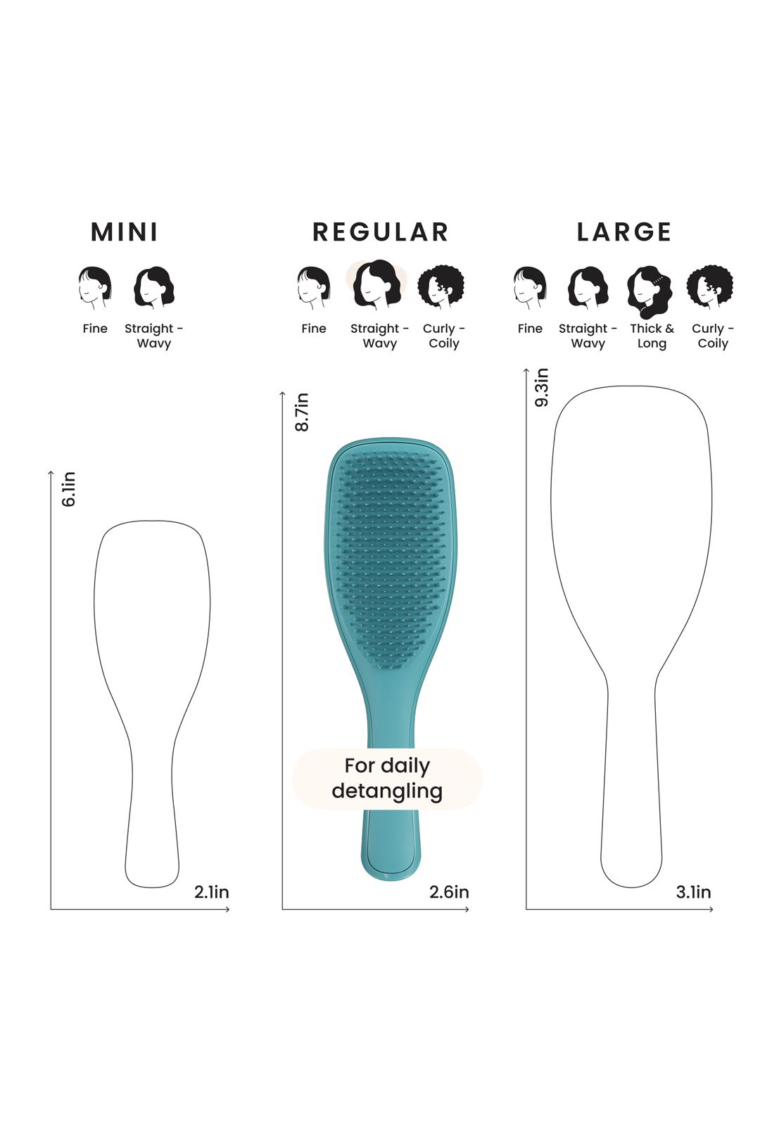 Tangle Teezer The Ultimate Detangler Transformative Teal Transformative Teal image 8