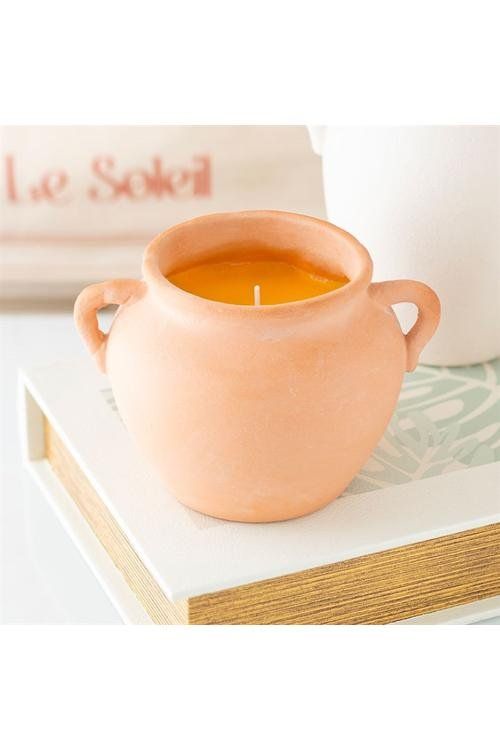 KDMD Terracotta Urn Candle