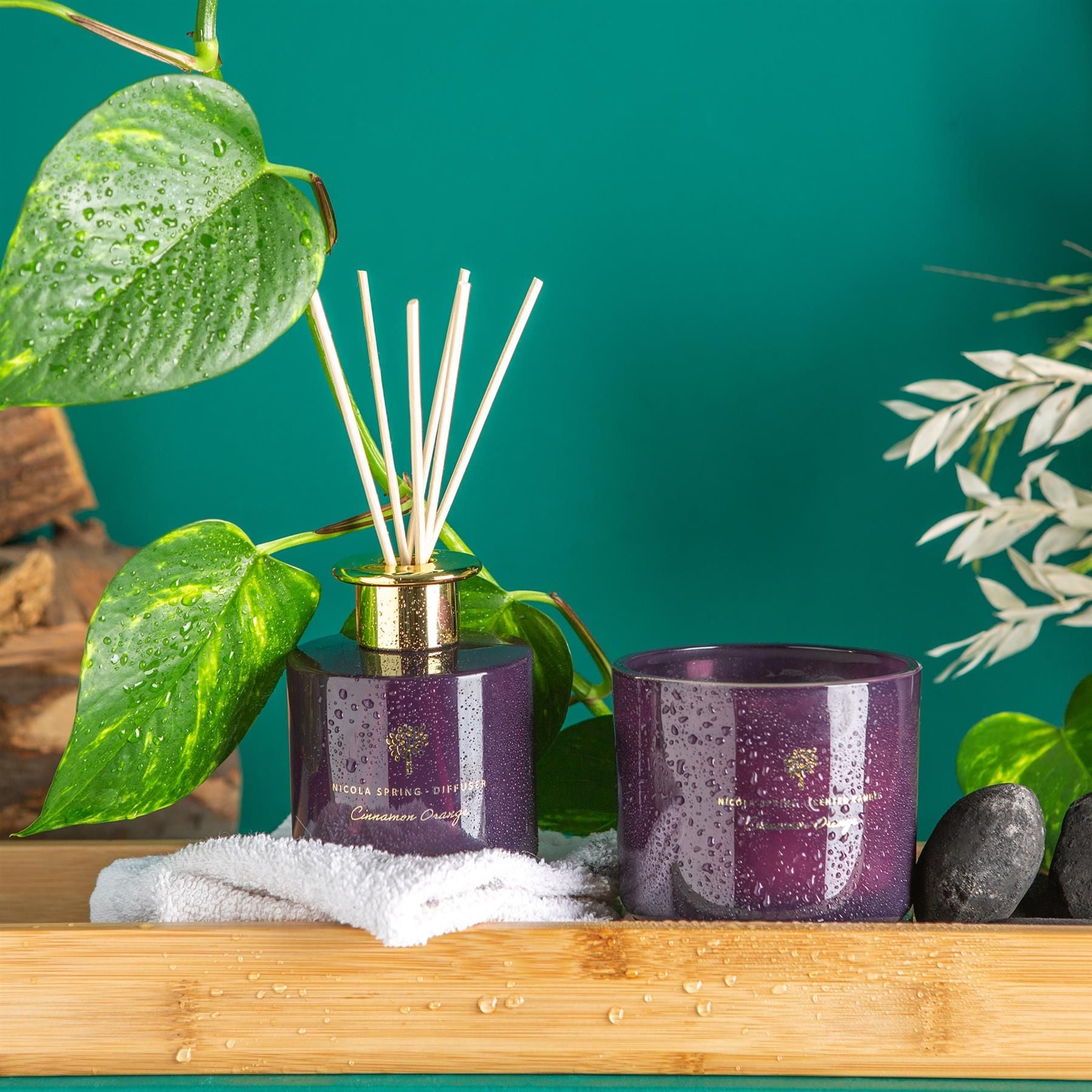 Nicola Spring 200ml Cinnamon Orange Reed Diffuser - Festive Scent with 8 Reeds image 8