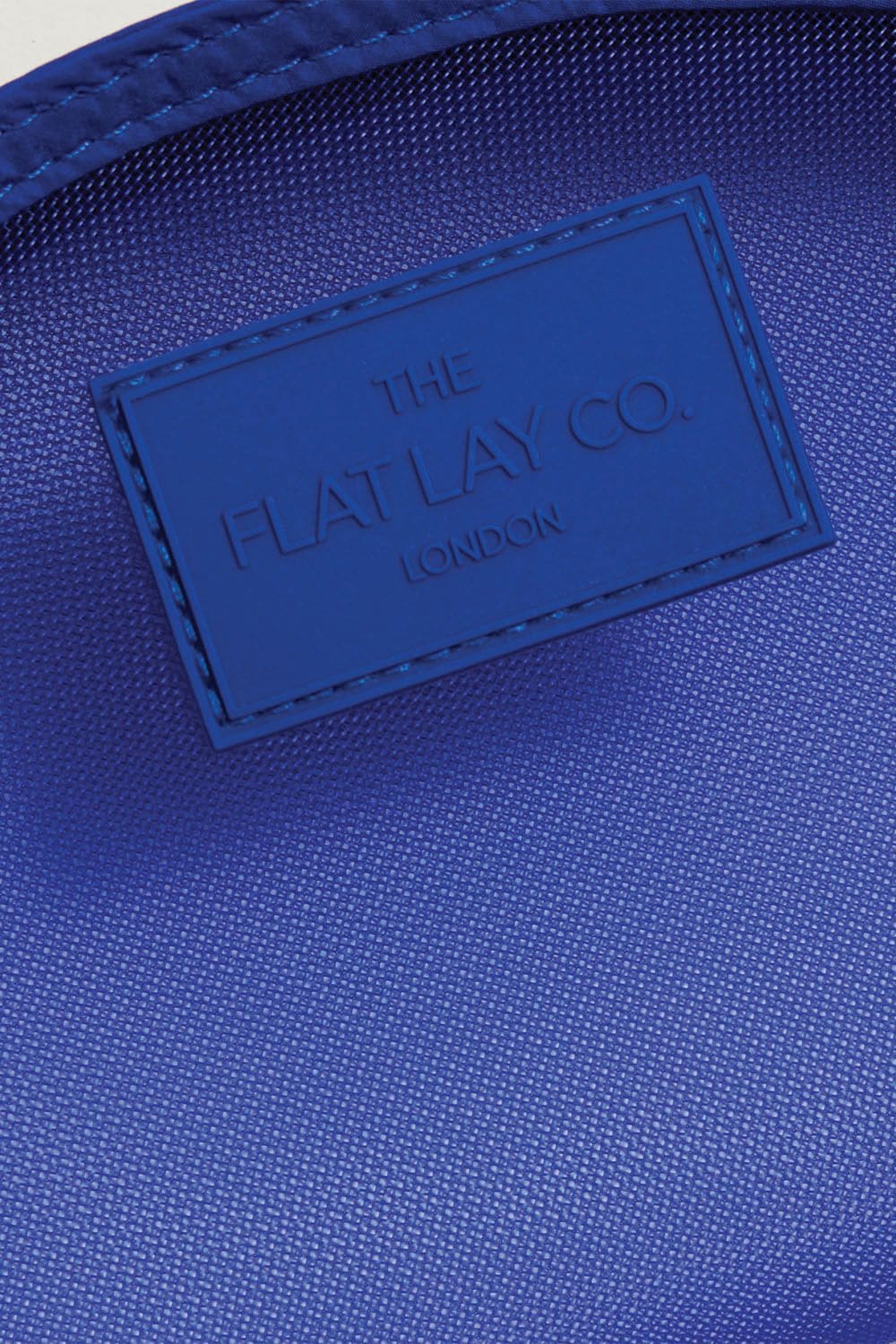 The Flat Lay Co Mesh Lunar Flat Lay Makeup Pouch - Cobalt Blue Multi image 3