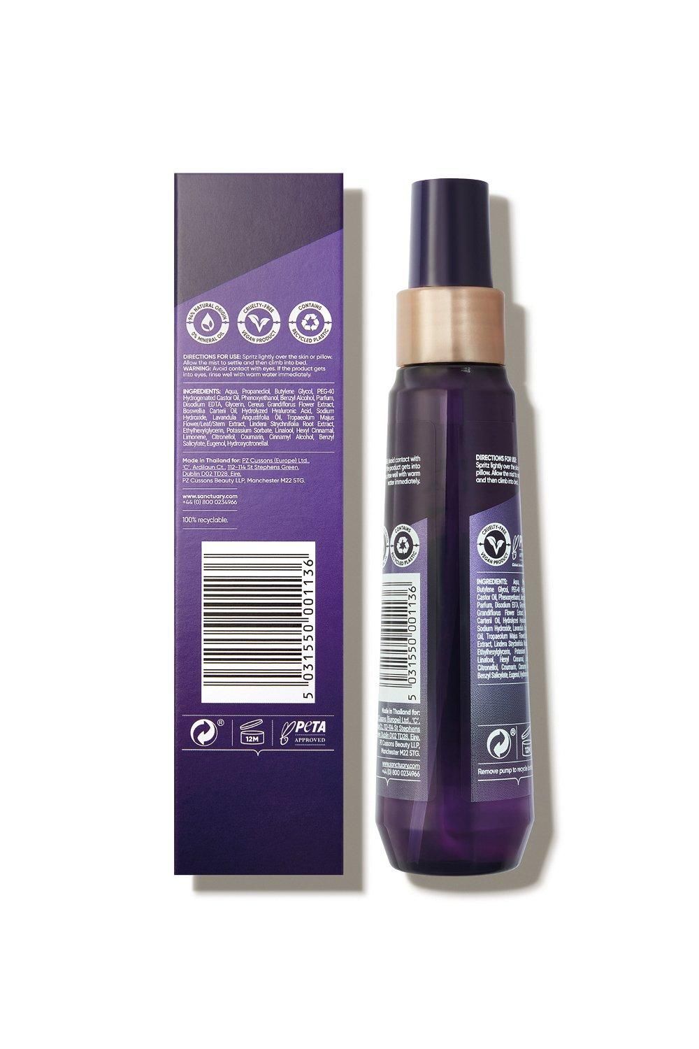 Sanctuary Spa Wellness Solutions Sleep Mist 100ml Multi image 5