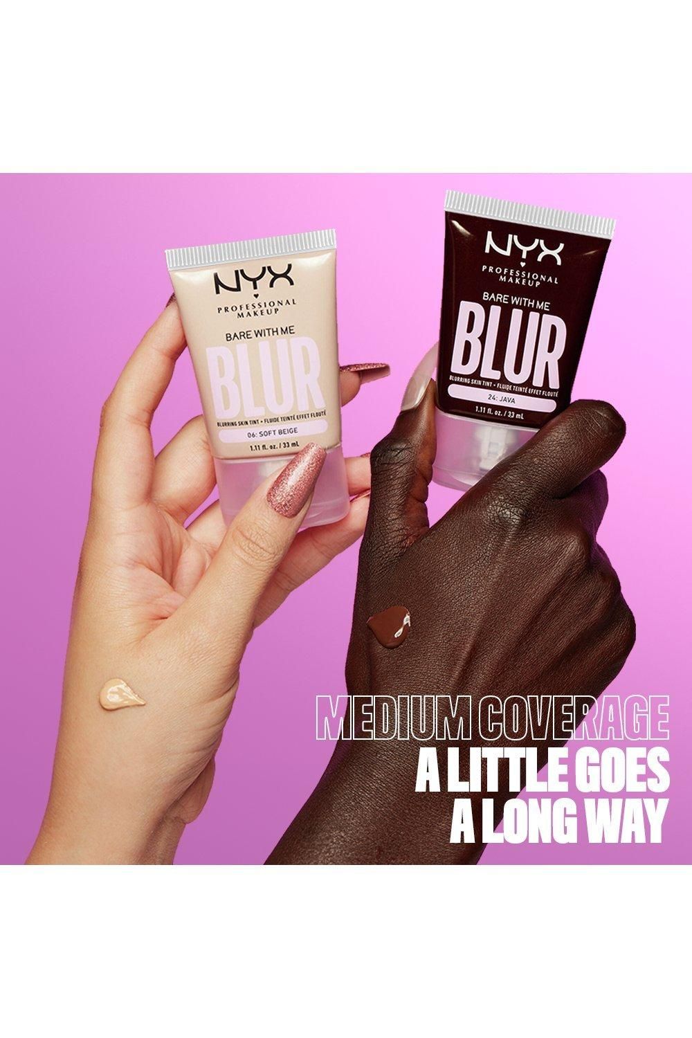 NYX Professional Makeup Bare With Me Blur Tint Foundation Nutmeg image 2