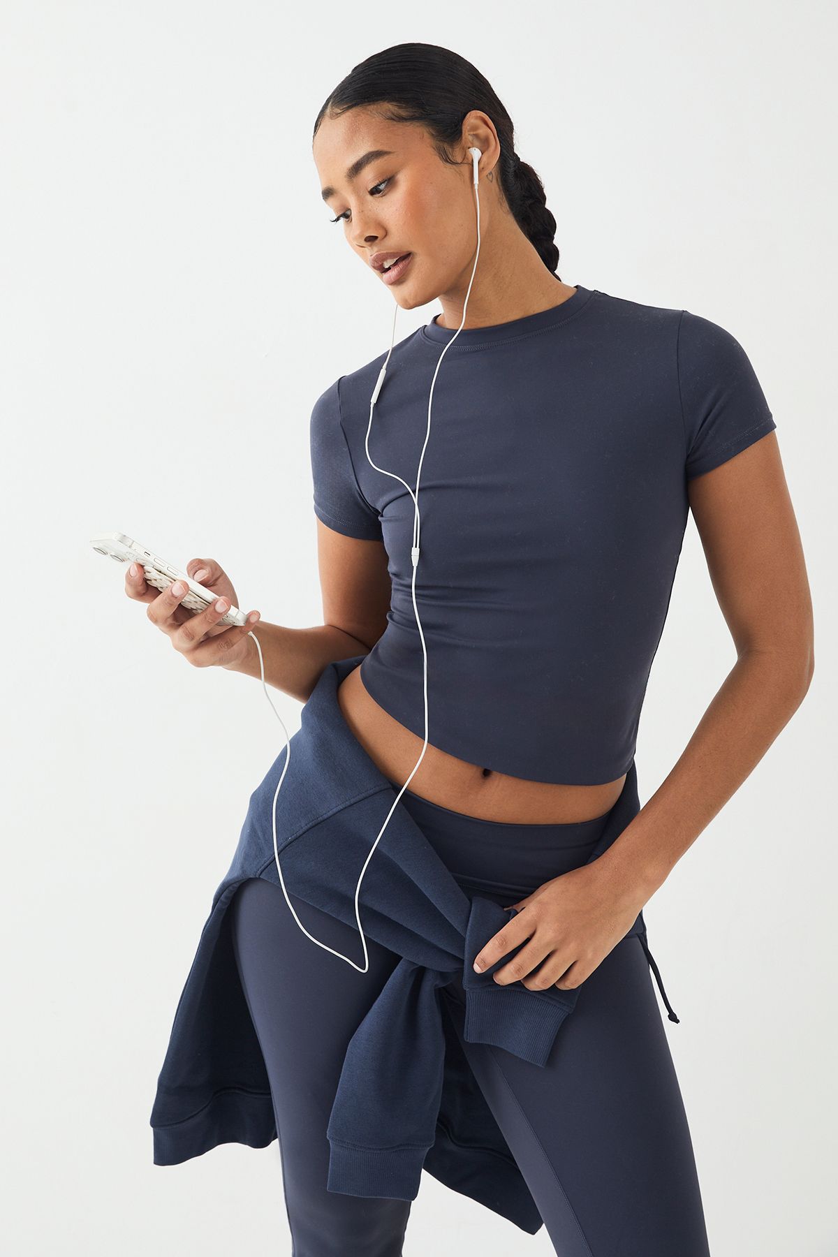 DSGN Studio DSGN Studio Ultra Sculpt Short Sleeve Top Midnight image 1