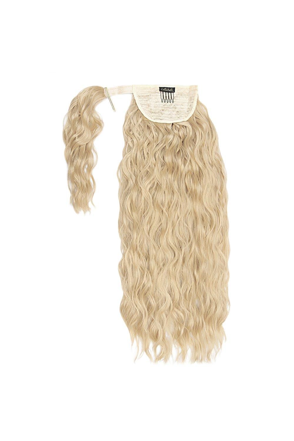 Lullabellz Grande 26" Textured Wave Wraparound Pony California Blonde image 1