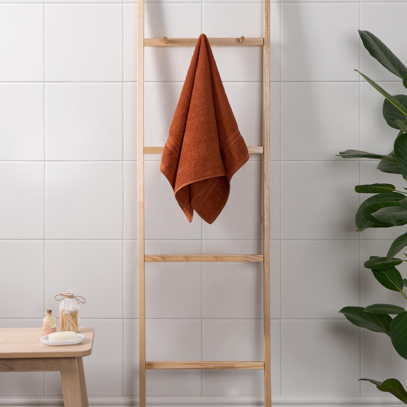 OHS Luxury Hand Towel 100% Cotton Bathroom image 2