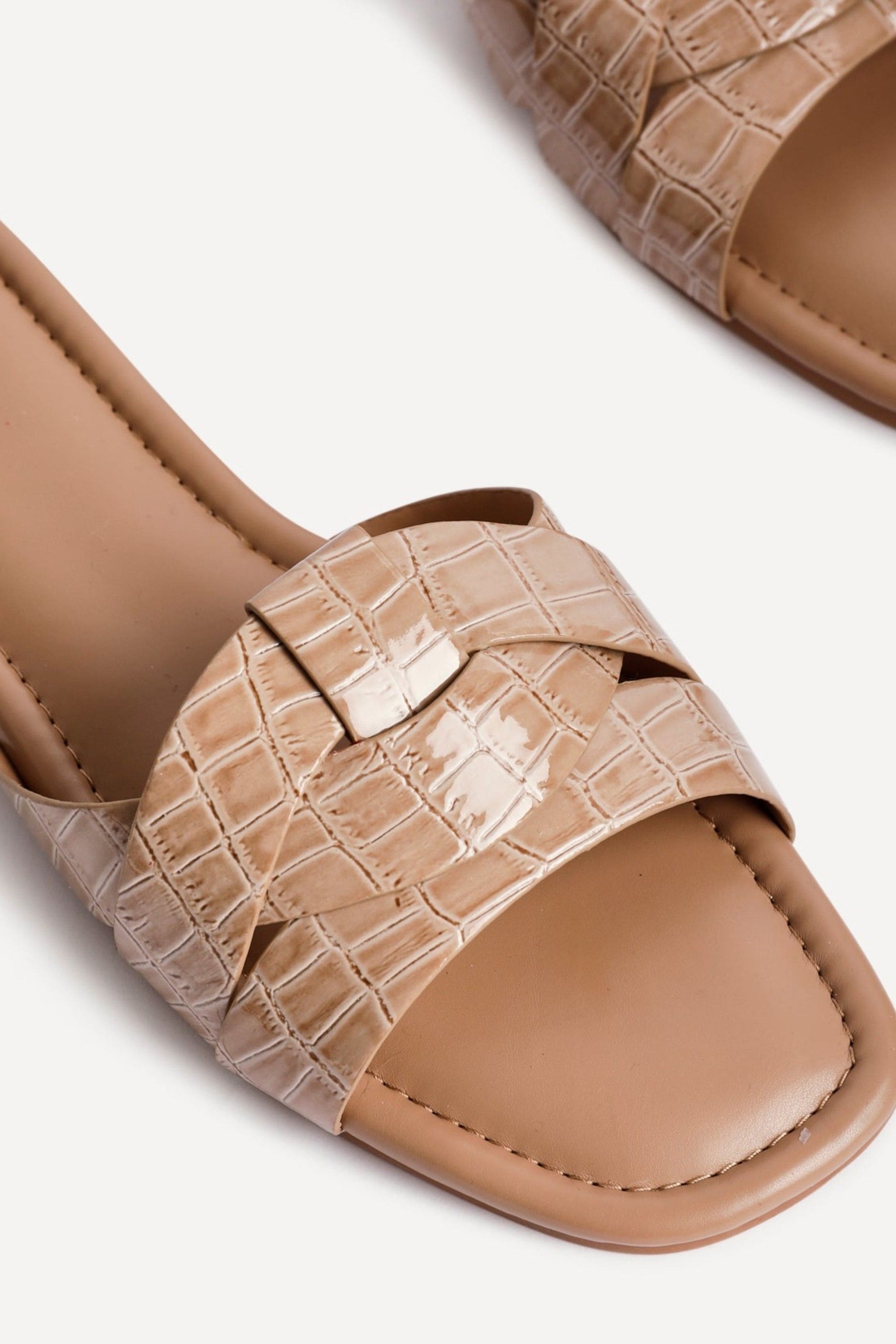 Linzi Fletcher Mocha Slider Sandals image 5