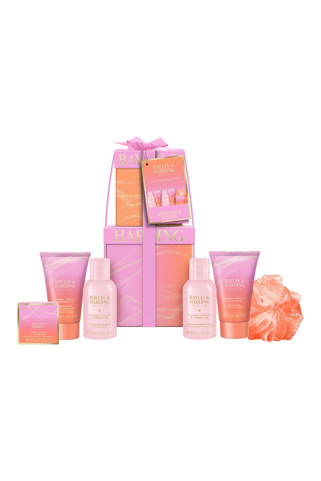 Baylis & Harding Jojoba, Vanilla & Almond Oil Luxury Pamper Present Gift Set Multi image 3