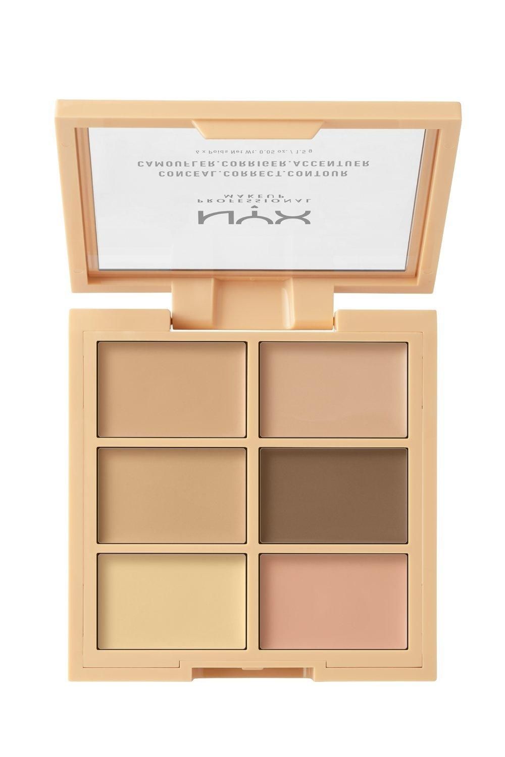 NYX Professional Makeup Conceal, Correct, Contour Palette Light image 2