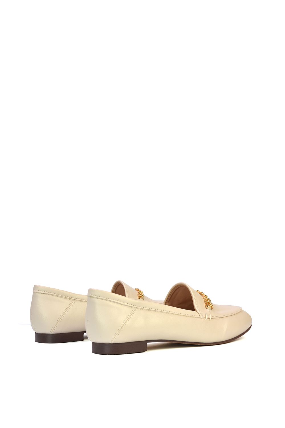 XY London 'Tessah' Chain Detail Flat Heel Slip On Loafers image 5