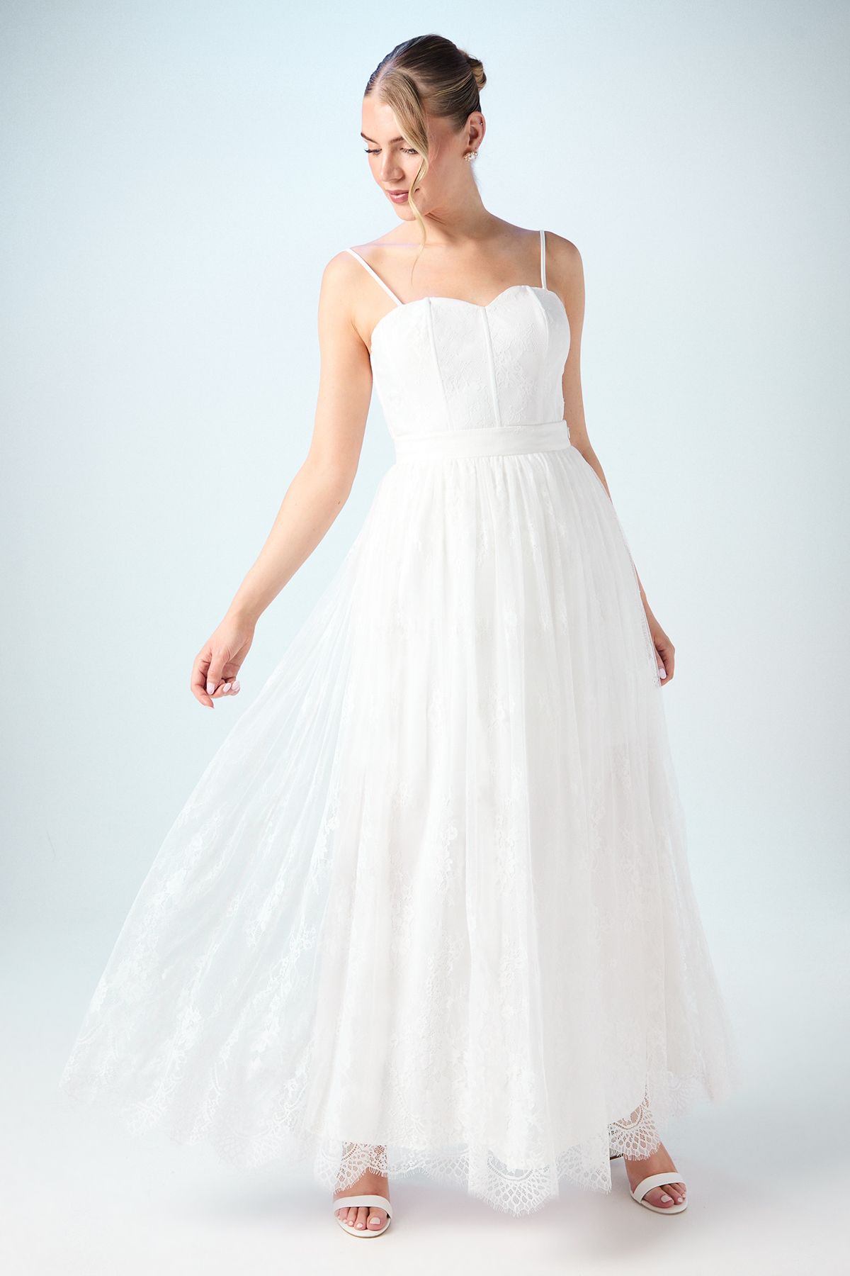 Coast Embellished Lace Bridal Skirt Ivory image 4