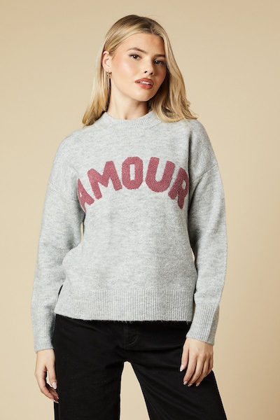 Dorothy Perkins Amour Jumper Grey Marl