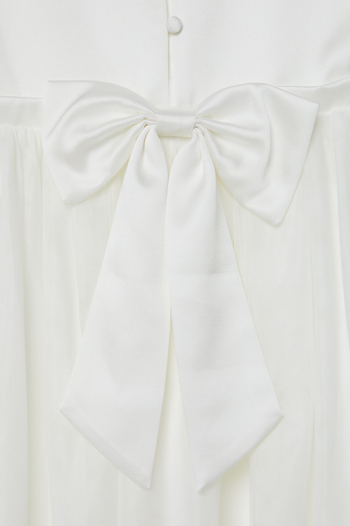 Coast Tulle Skirt Bow Back Flowergirl Dress Ivory image 3