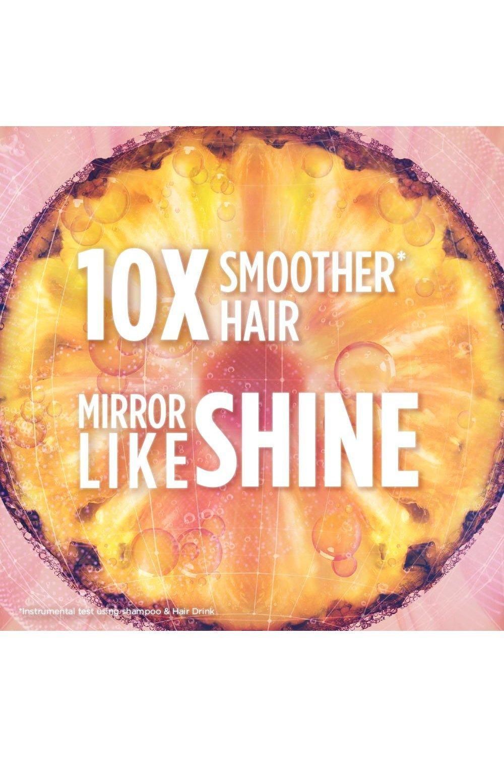 Garnier Ultimate Blends Glowing Lengths Pineapple Hair Drink Liquid Conditioner For Dull Hair Multi image 2
