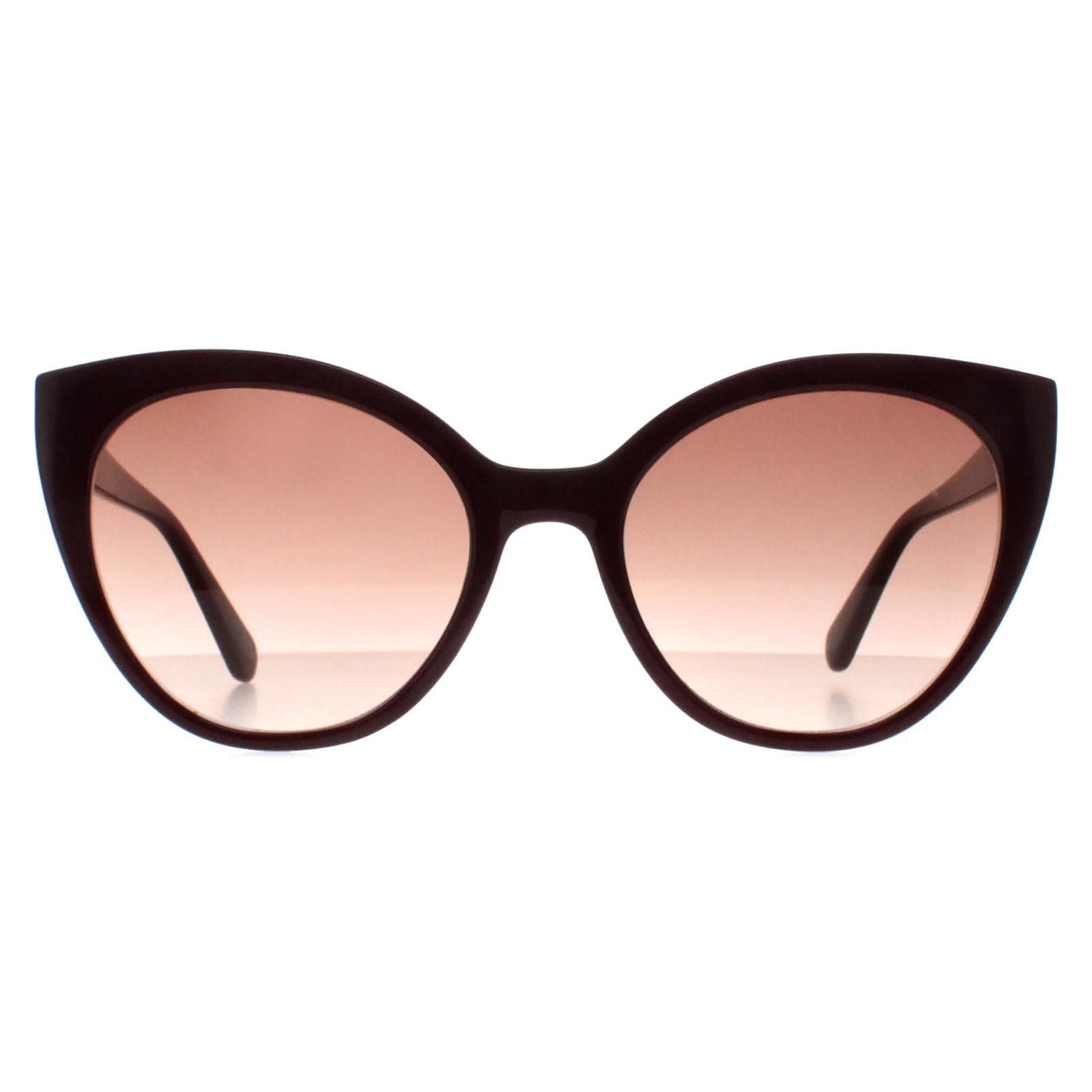 Kate Spade Cat Eye Burgundy Brown Gradient Amya image 1