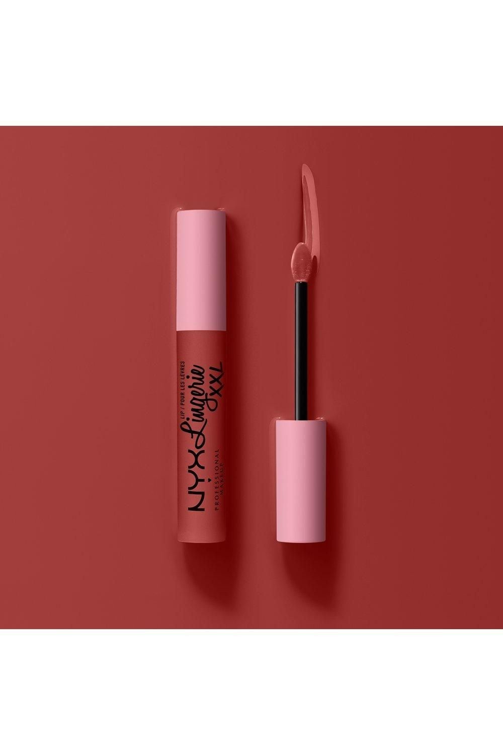 NYX Professional Makeup Lip Lingerie XXL Long Lasting Matte Liquid Lipstick Warm Up image 5