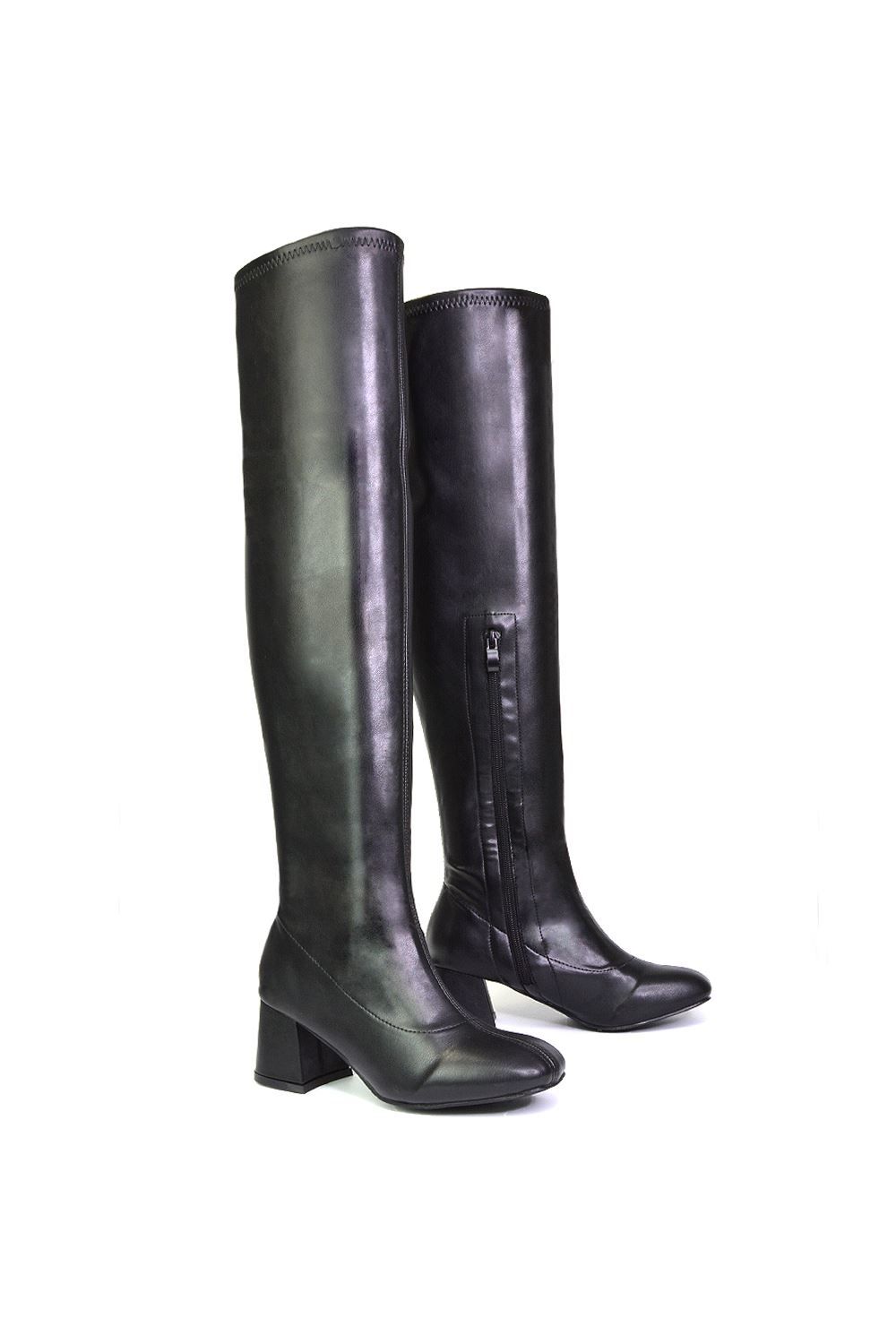 XY London 'Emmett' Over The Knee High Boots image 2