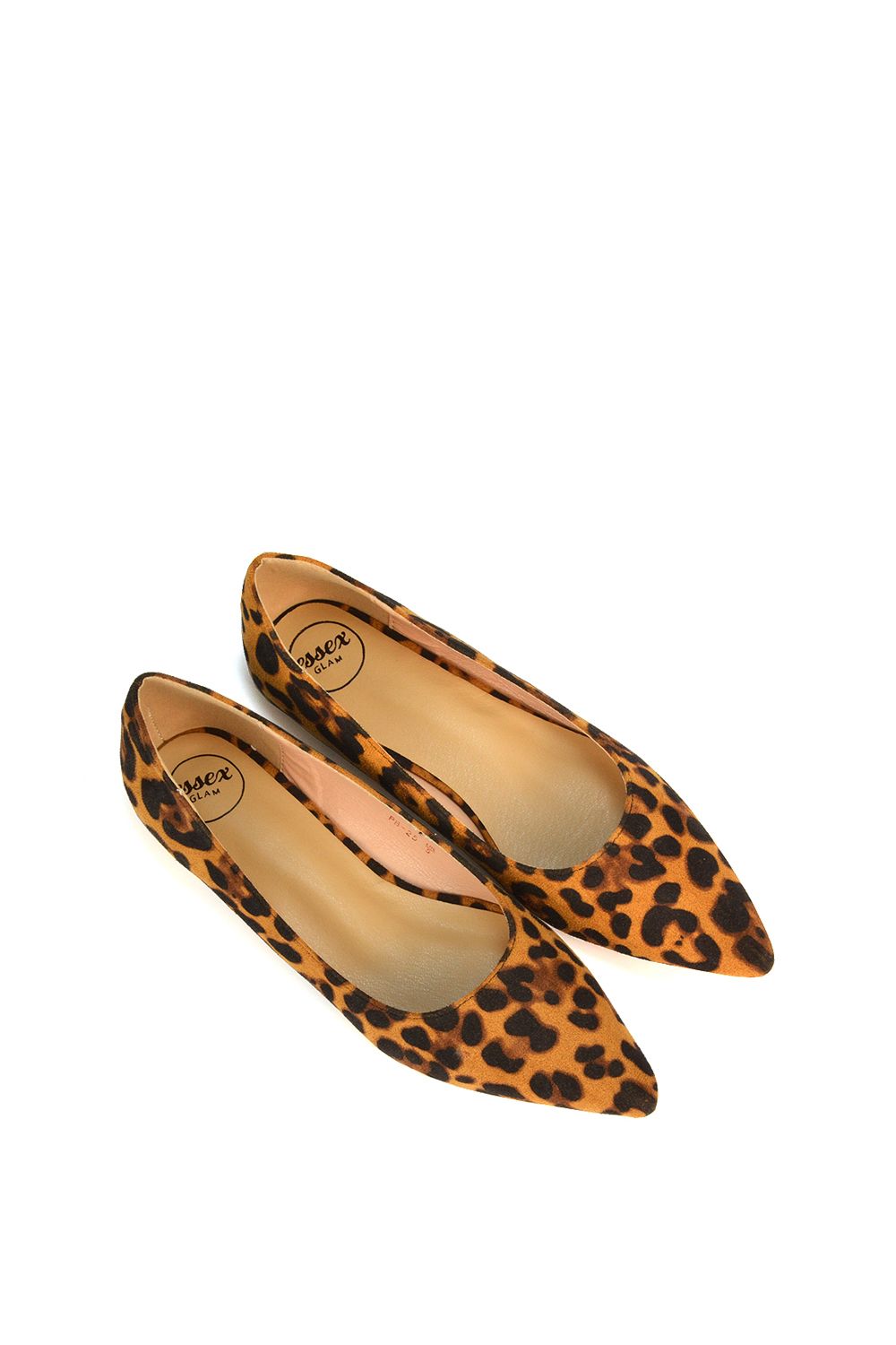 XY London 'Bubbles' Pointed Toe Slip on Flat Ballerina Pump Shoes image 5