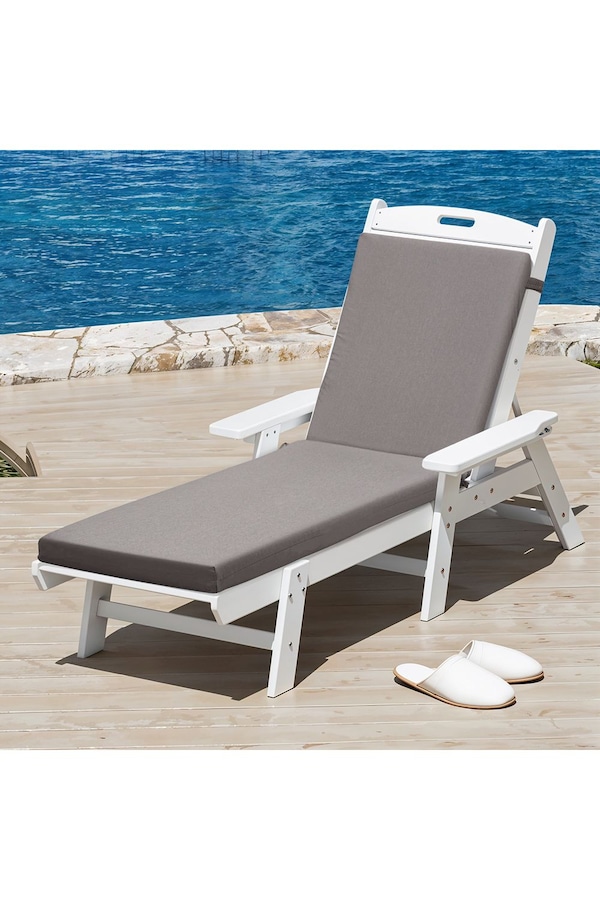Living and Home Comfortable Outdoor Solid Color Bench Cushion