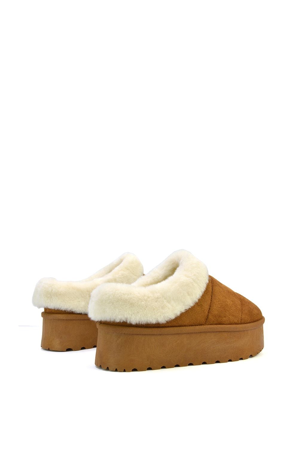 XY London 'Laylin' Faux Fur Platform Slipper Micro Ultra Mini Boots image 5