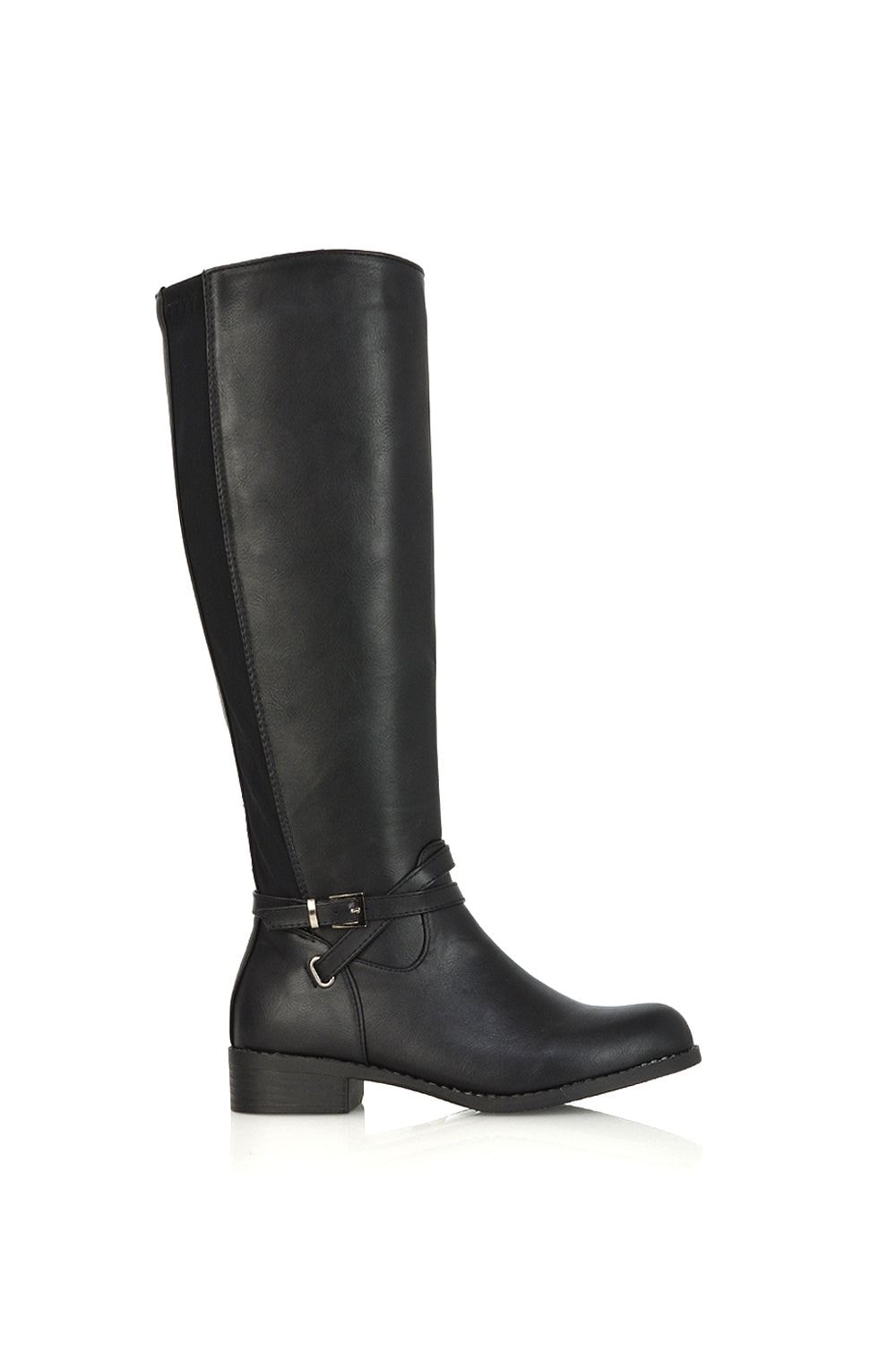 XY London 'Everly' Flat Knee High Riding Style Boots image 1