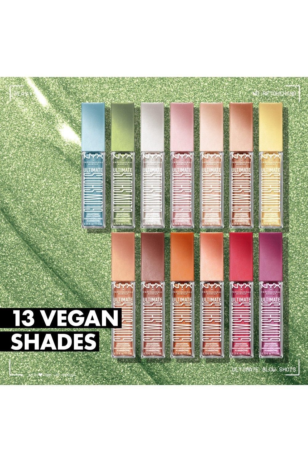 NYX Professional Makeup Ultimate Glow Shots Liquid Eyeshadow Come Thru Coconut image 9