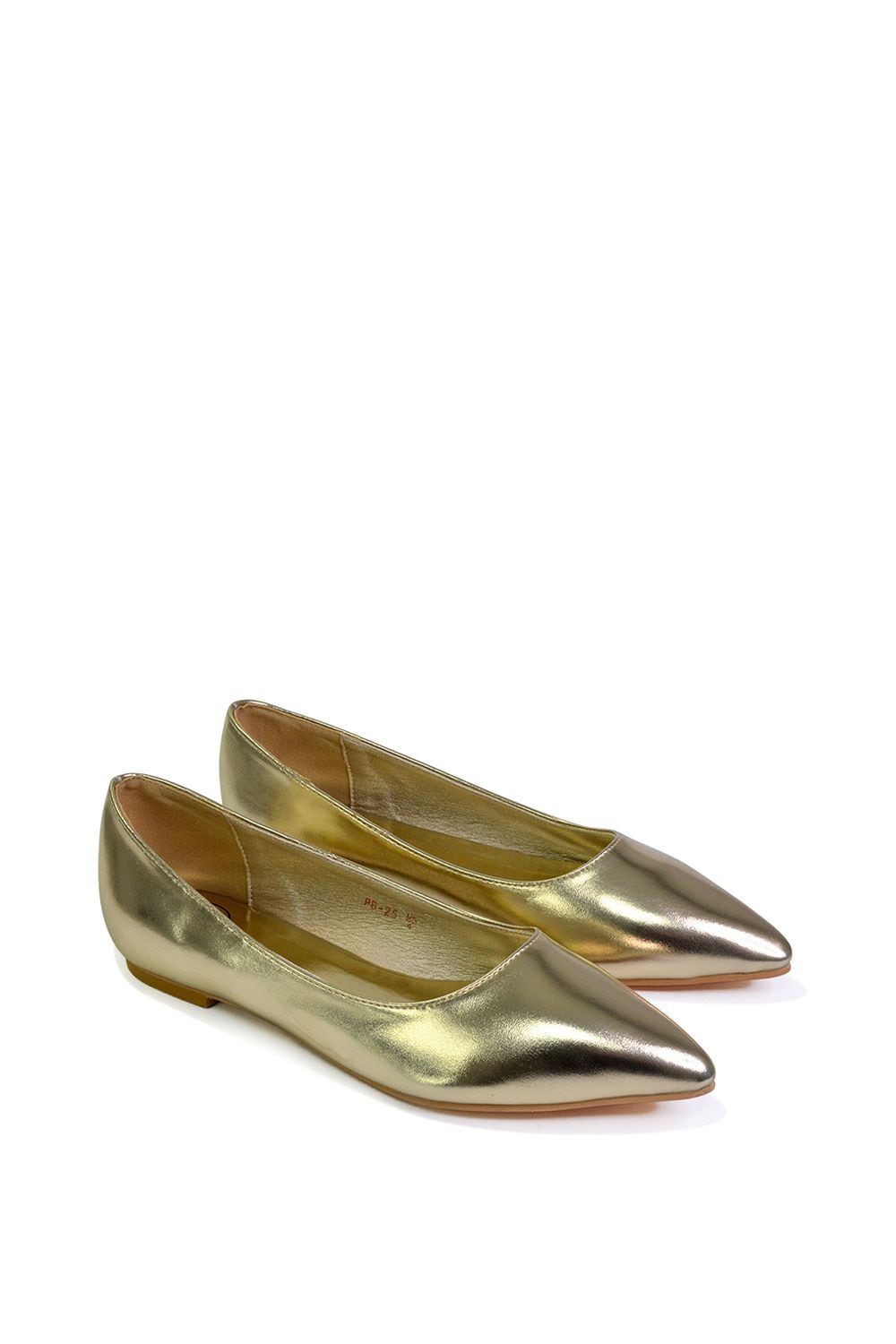 XY London 'Bubbles' Pointed Toe Slip on Flat Ballerina Pump Shoes image 5