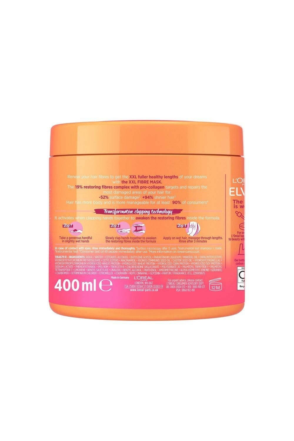 L'Oréal Paris Elvive Dream Lengths XXL Fibre Mask for Long Damaged Hair Multi image 7