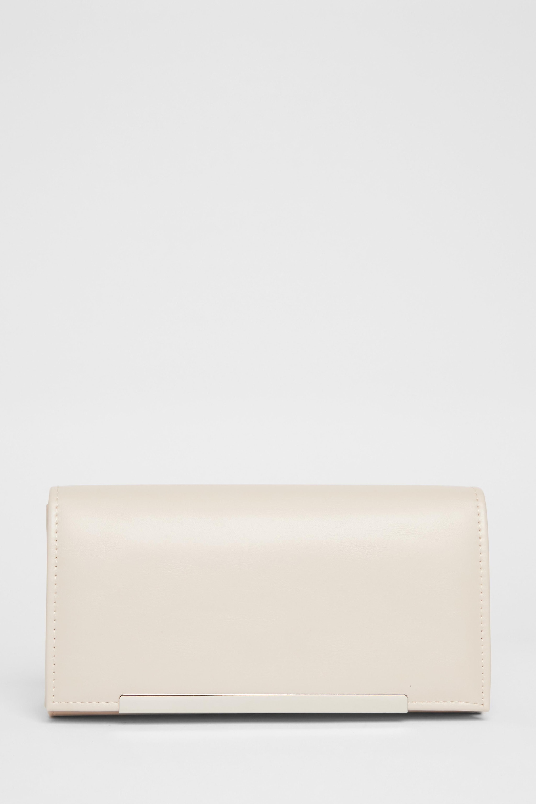 Quiz Nude Long Clutch Bag image 3