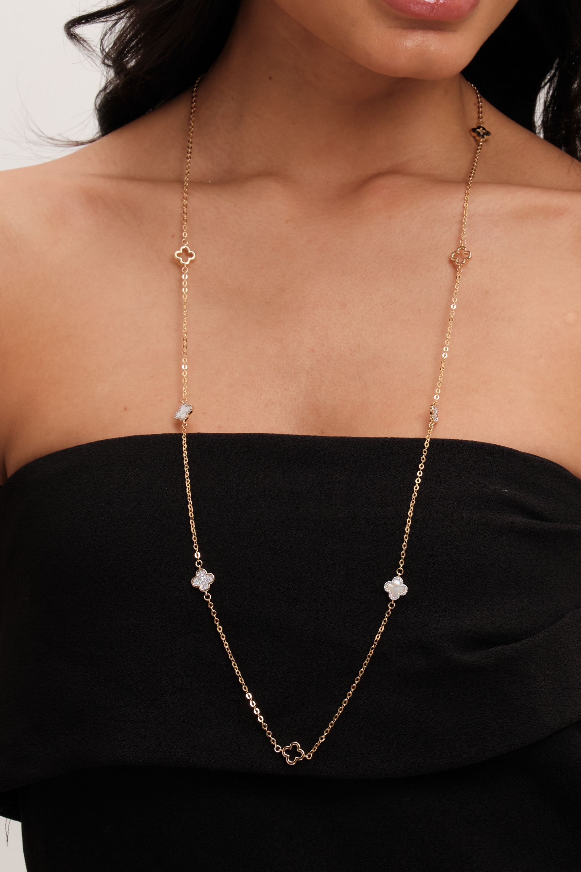 Jon Richard Gold Plated Chain And Shell Station Necklace image 2