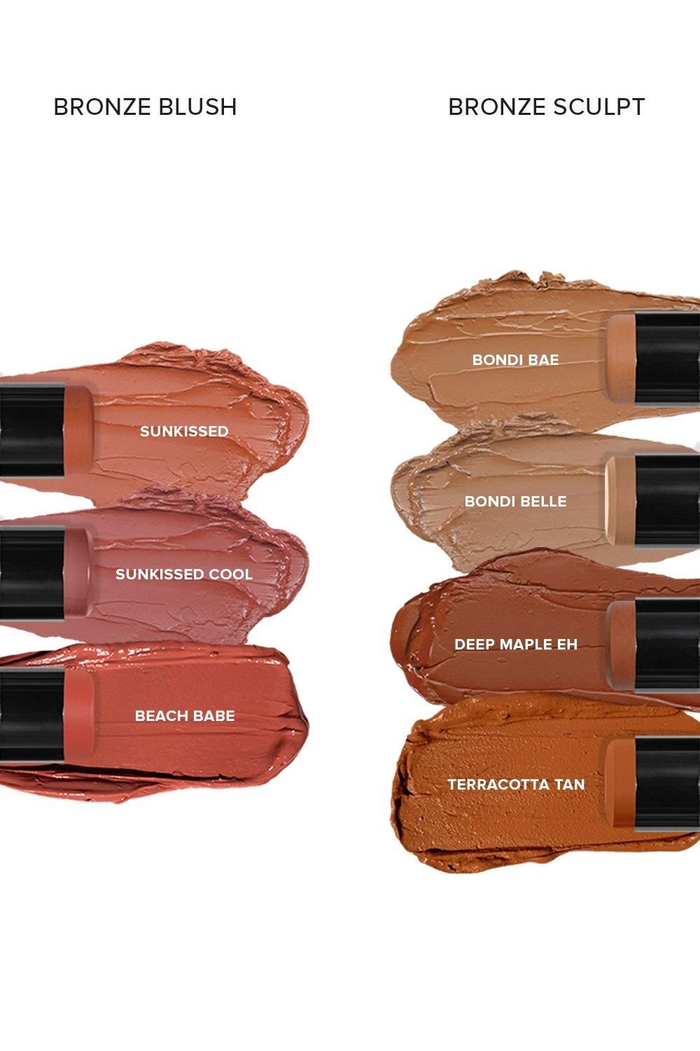 Nudestix Nudies All Over Face Matte Bronze Terracotta Tan image 2