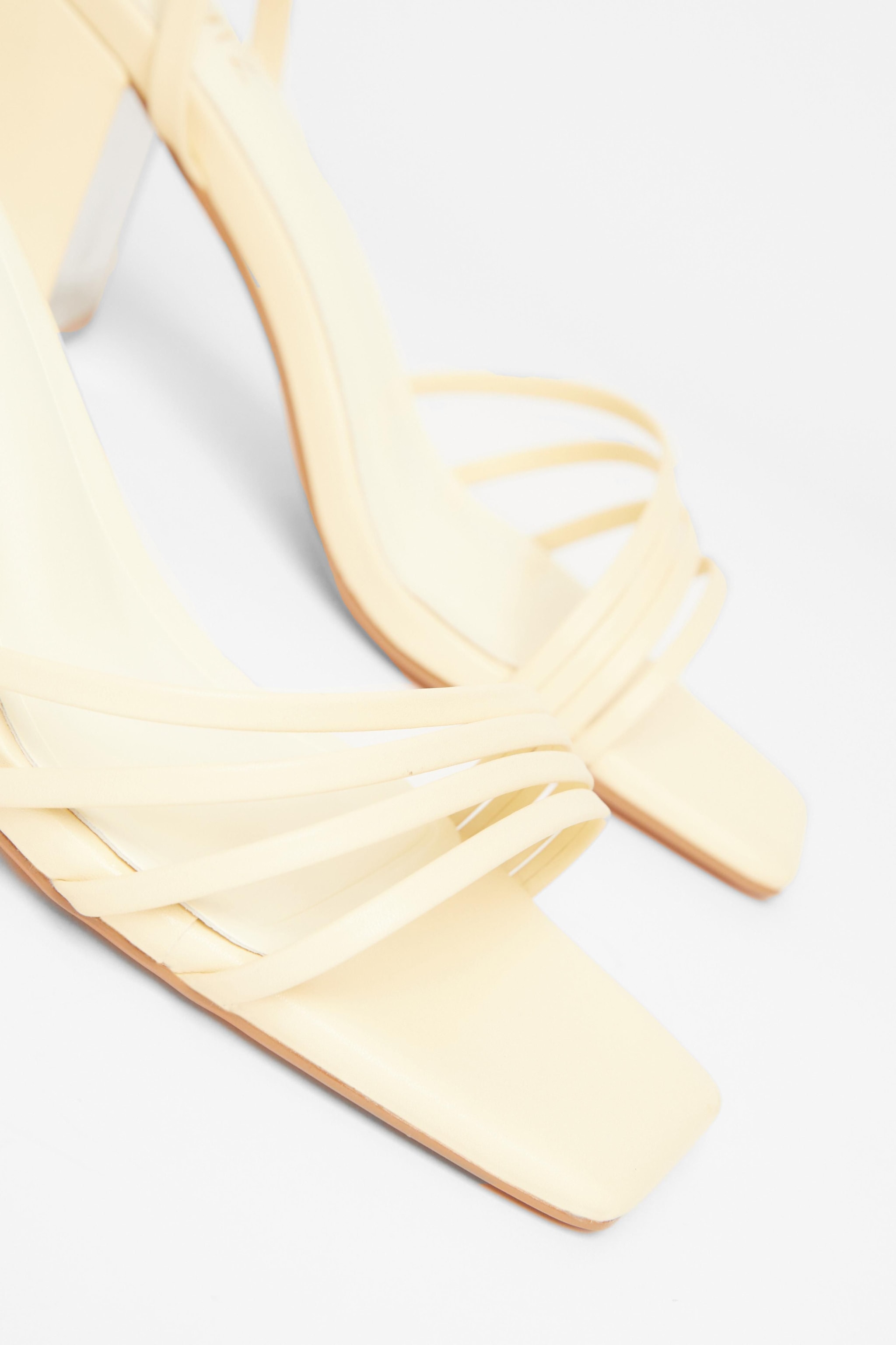 Quiz Lemon Strappy Heels image 4