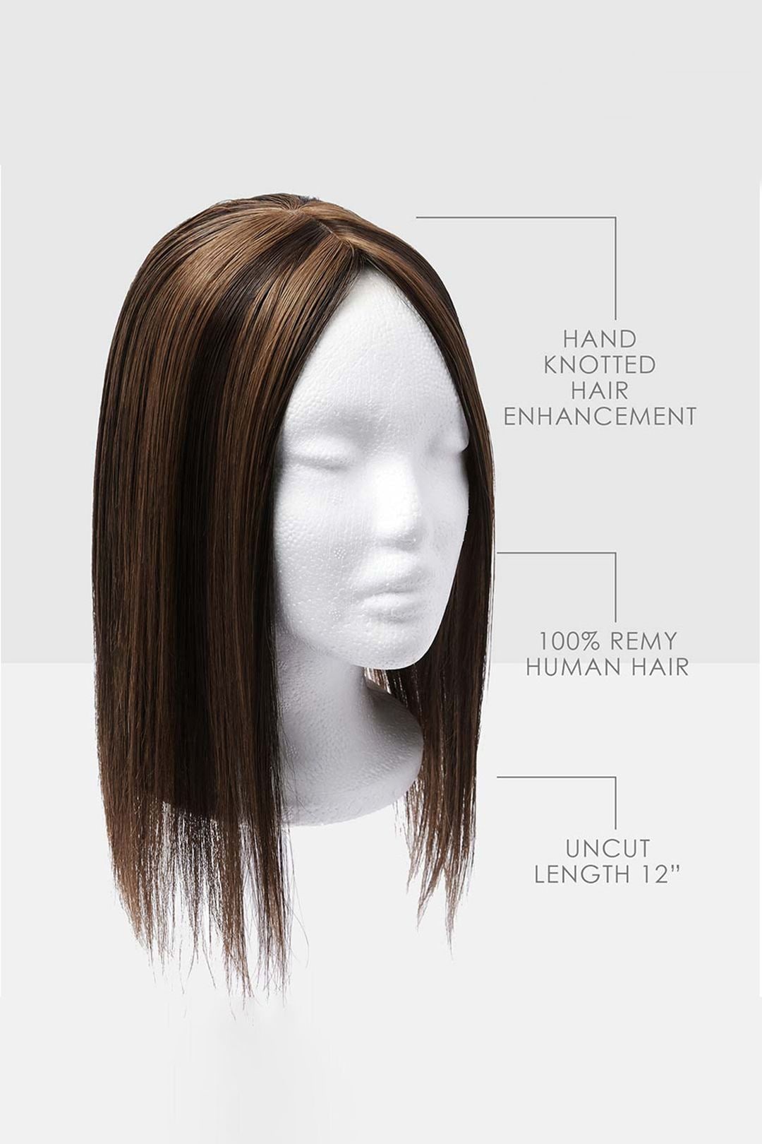 Beauty Works Beauty Works custom clip-in Fringe Topper 55g Toffee Crunch image 3