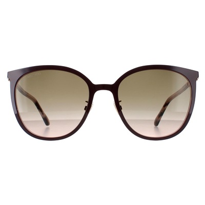 Jimmy Choo Cat Eye Gold Copper Brown Gradient ORIA/G/SK