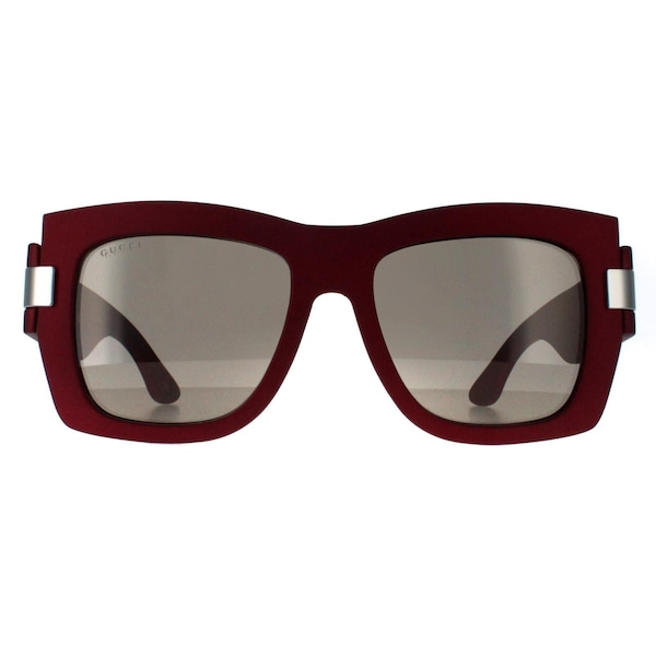 Gucci Square Red with Silver Grey with Light Silver Mirror GG1688S