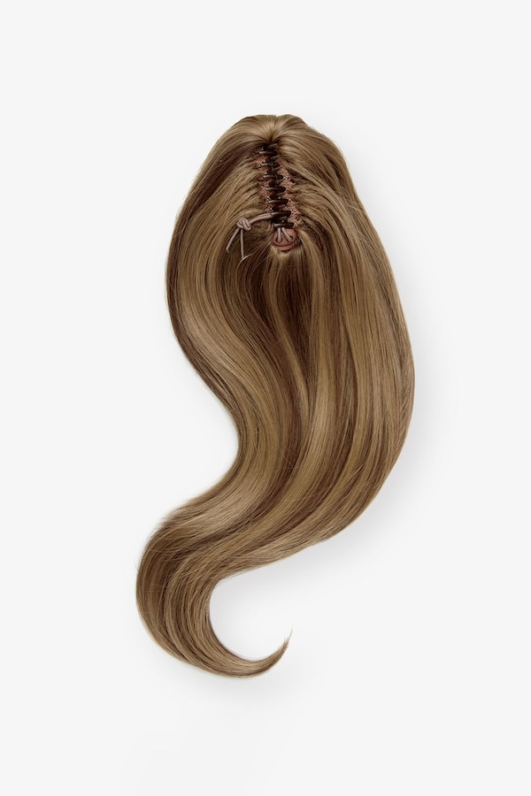 Lullabellz Blow Dry 16" Claw Clip Pony Mellow Brown