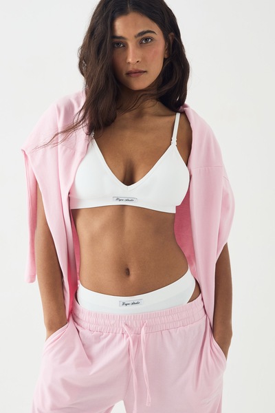 DSGN Studio DSGN Studio Seamless Bra And Knicker Lingerie Set White