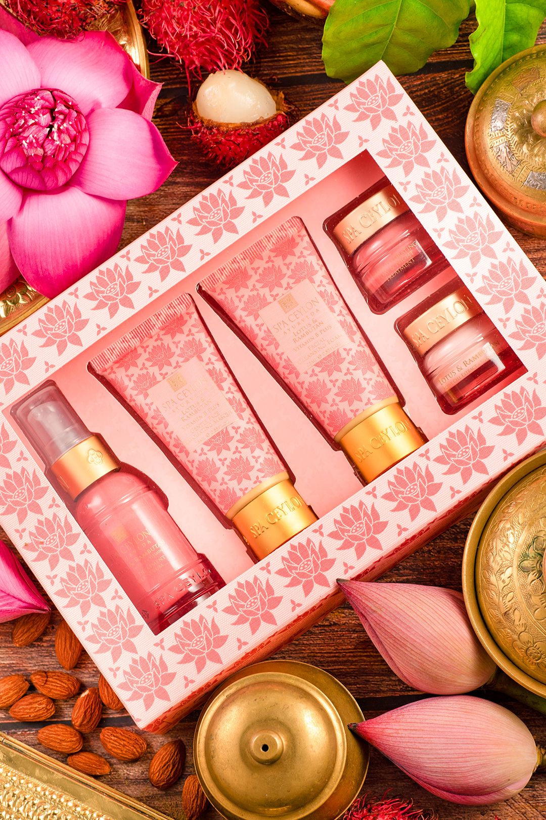 Spa Ceylon Lotus & Rambutan Face Care Essentials Set image 2